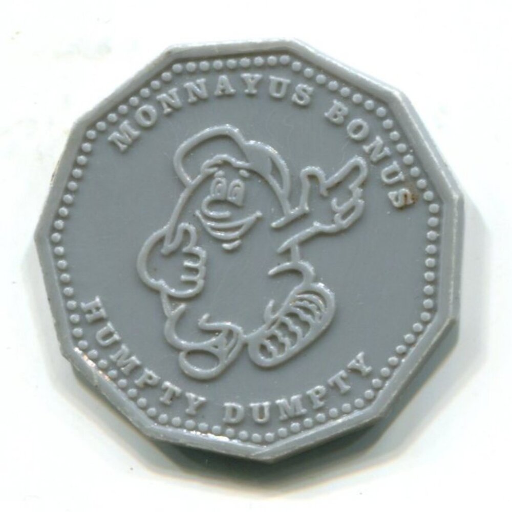 1994 Canada Humpty Dumpty Chips $1 Bonus Plastic Token (b384-1)